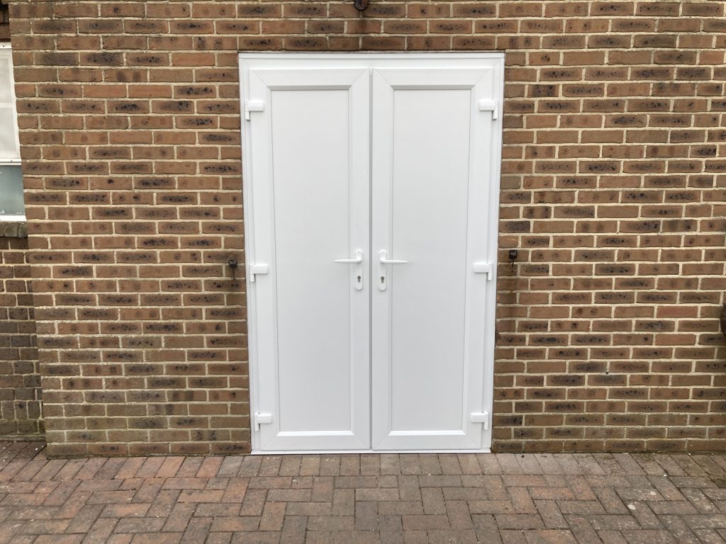 Unglazed Upvc double doors by Taurus Boston