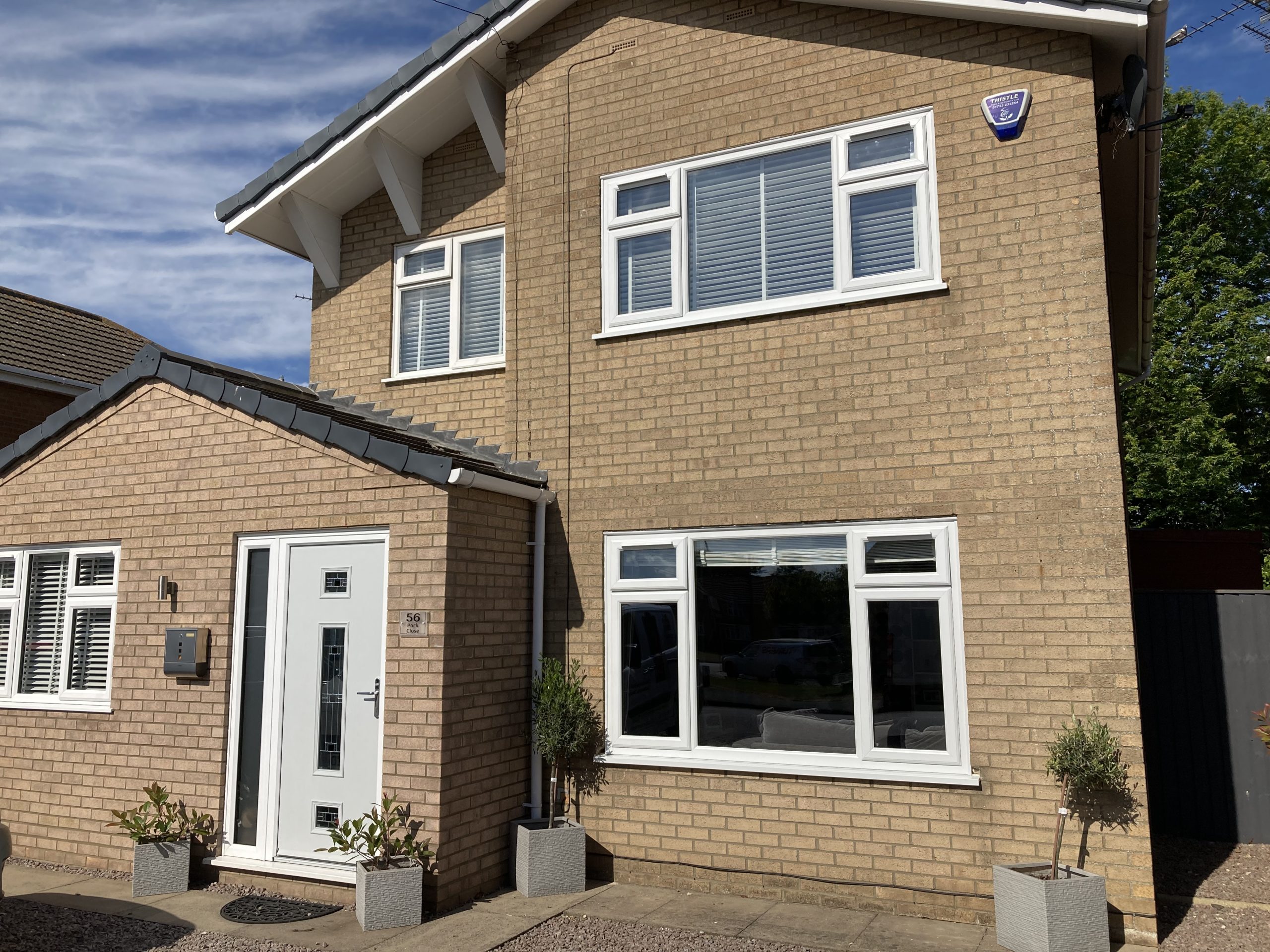 UPVC door, windows and guttering by Taurus Boston