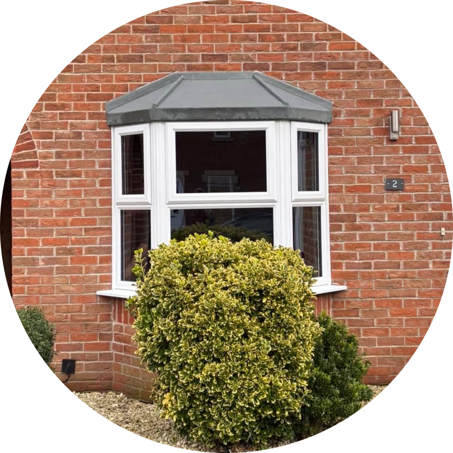 A uPVC bay window installed in Boston by Taurus.